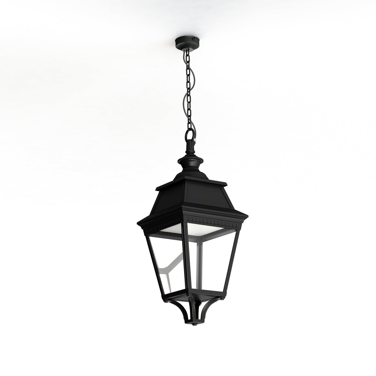 Suspension Avenue 3 N°1 LED Warm Noir 000 Diffuseur clair 103202000