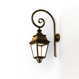 Applique Avenue 3 N°3 LED Warm Patine dorée 009 Diffuseur clair 103208009