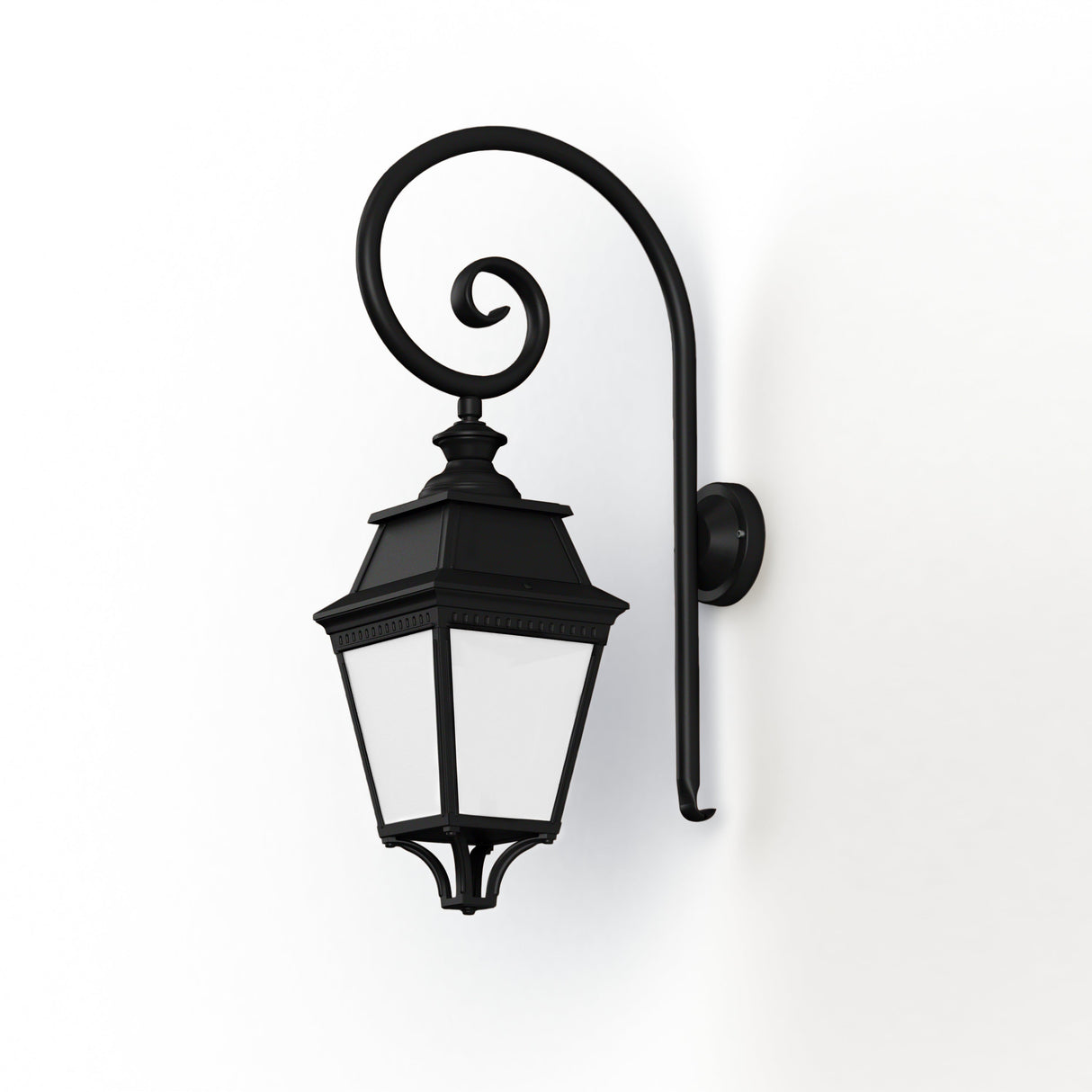 Applique Avenue 3 N°3 LED Warm Noir 000 Diffuseur opale 103110000