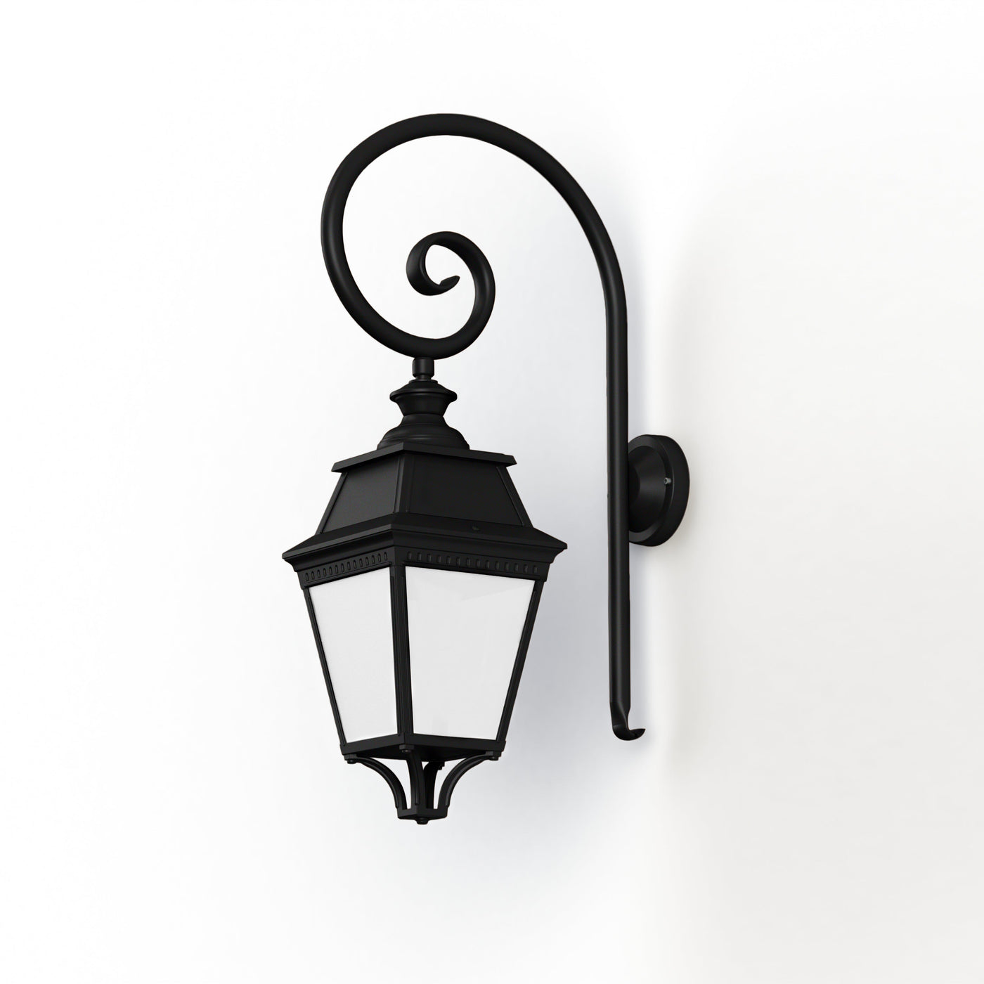 Applique Avenue 3 N°3 LED Warm Noir 000 Diffuseur opale 103210000