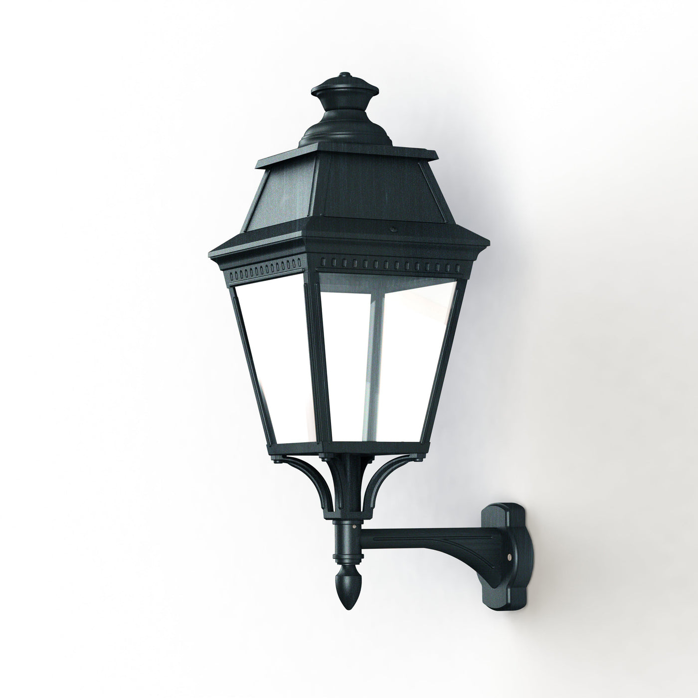 Applique Avenue 3 N°4 LED Warm Patine vert de gris 008 Diffuseur clair 103213008