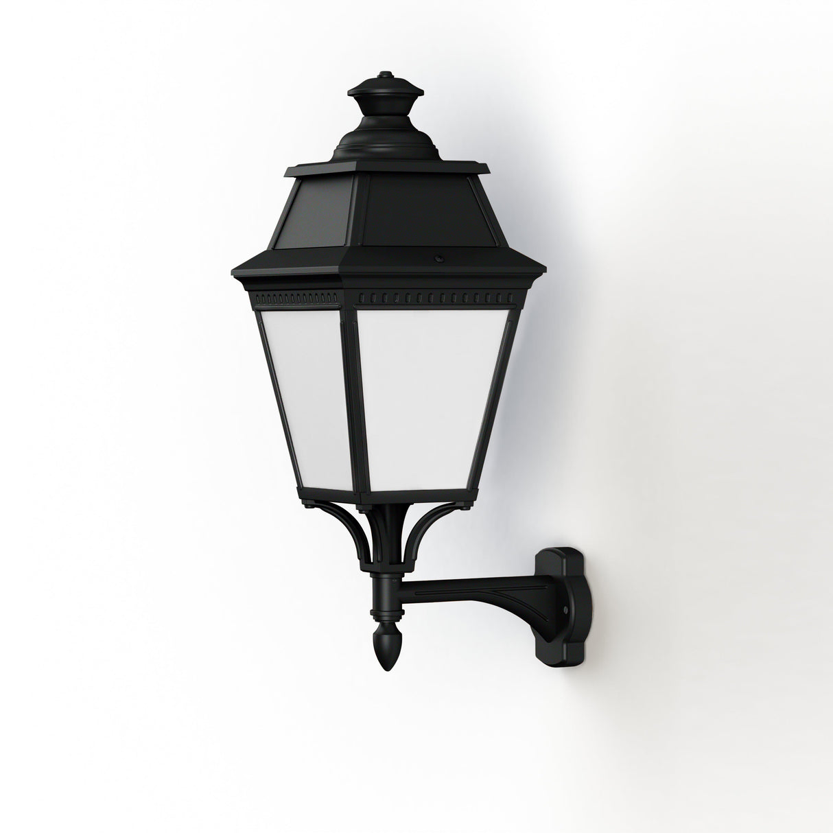 Applique Avenue 3 N°4 LED Warm Noir 000 Diffuseur opale 103215000