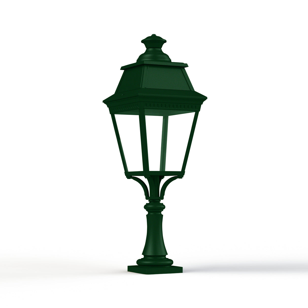 Borne Avenue 3 N°5 LED Warm Vert 067 Diffuseur clair 103218067