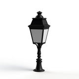 Borne Avenue 3 N°6 LED Warm Noir 000 Diffuseur opale 103125000