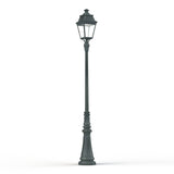 Lampadaire Avenue 3 N°7 LED Warm Patine vert de gris 008 Diffuseur clair 103228008