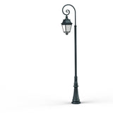 Lampadaire Avenue 3 N°9 LED Warm Patine vert de gris 008 Diffuseur opale 103140008