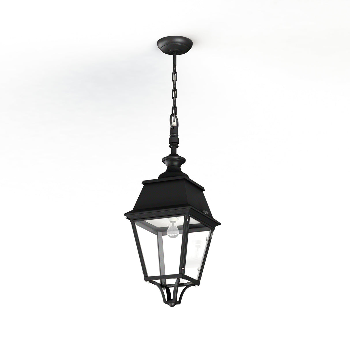 Suspension Avenue 4 N°1 E27 clair Noir foncé 000 104001000