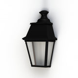 Applique Avenue 4 N°2 LED 35W 2700°K Noir 000 PMMA clair structuré 104349000