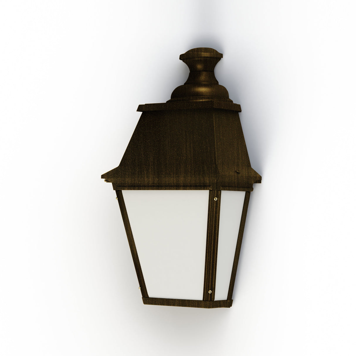 Applique Avenue 4 N°2 LED 35W 3000°K Patine dorée 009 Diffuseur PMMA opale 104251009
