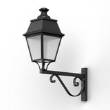 Applique Avenue 4 N°3 LED 35W 2700°K Noir 000 PMMA clair structuré 104355000
