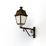 Applique Avenue 4 N°3 E27 opale Patiné doré 009 104062009