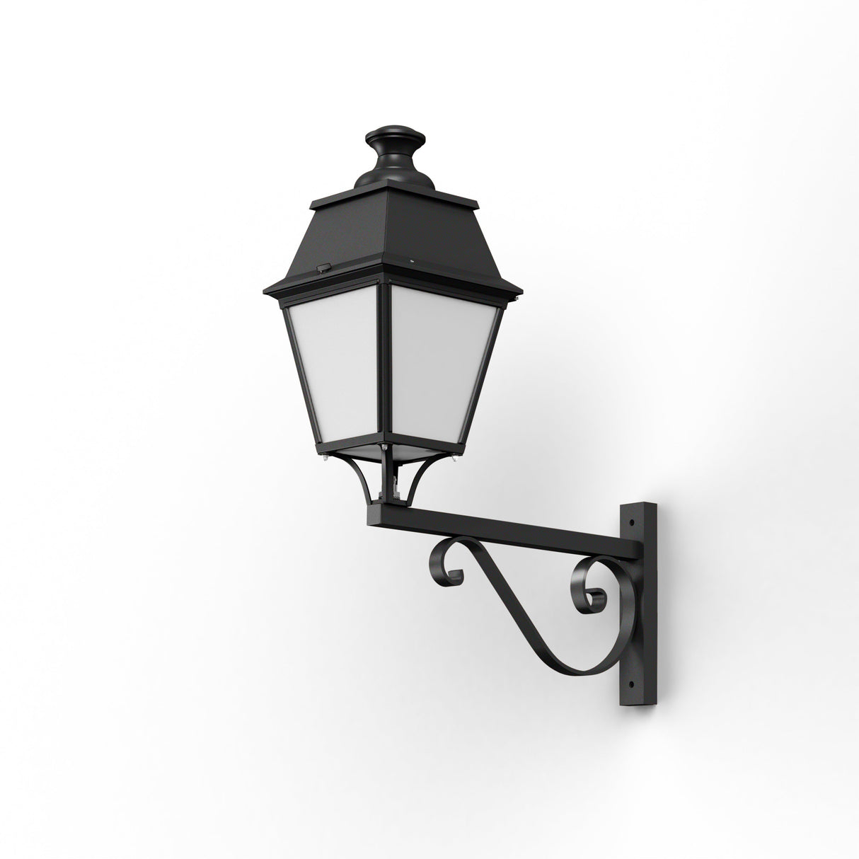 Applique Avenue 4 N°3 LED 35W 2700°K Noir 000 Diffuseur opale 104356000