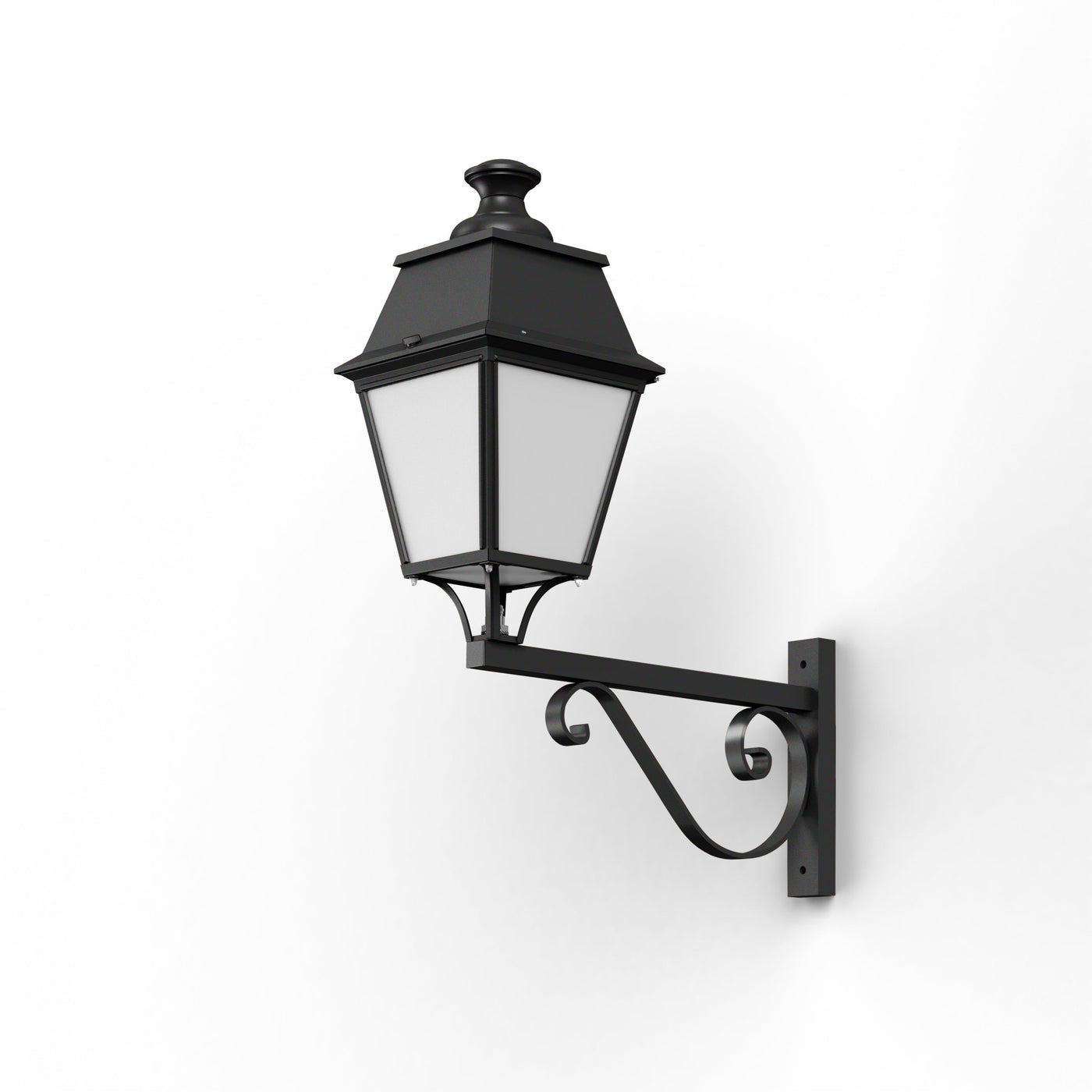 Applique Avenue 4 N°3 LED 35W 2700°K Noir 000 Diffuseur opale 104356000