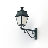 Applique Avenue 4 N°3 LED 35W 2700°K Patine vert de gris 008 Diffuseur opale 104356008