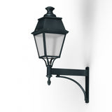 Applique Avenue 4 N°4 LED 35W 3000°K vert de gris 008 PMMA clair structuré 104257008