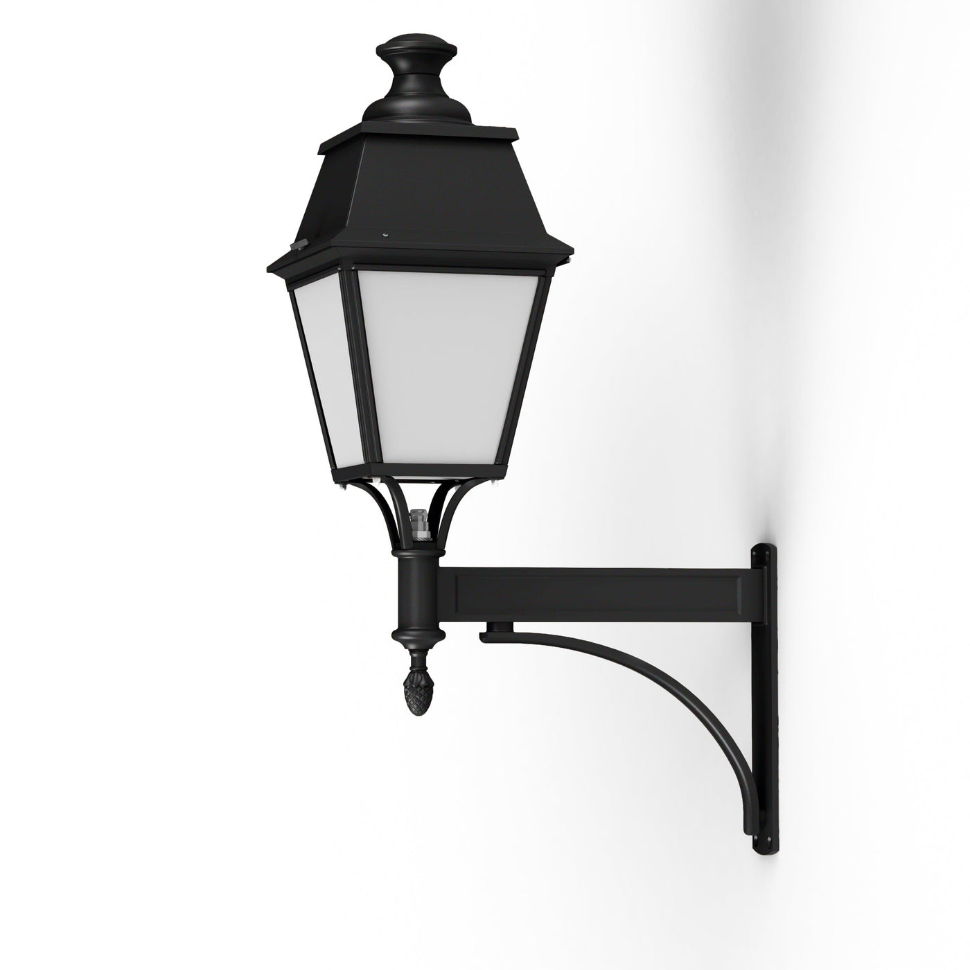 Applique Avenue 4 N°4 LED 35W 2700°K Noir 000 Diffuseur opale 104358000