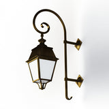Applique Avenue 4 N°5 E27 opale Patiné doré 009 104130009