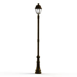 Lampadaire Avenue 4 N°8 E27 clair Patiné doré 009 104147009