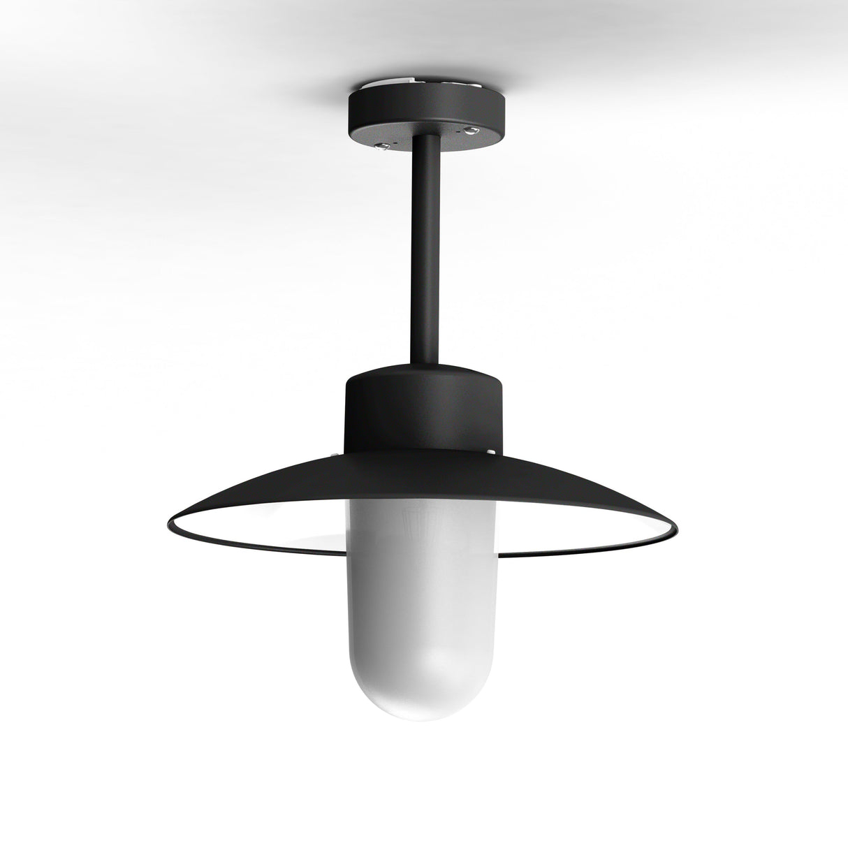 Plafonnier Belcour N°2 opale Noir foncé 000 106004000