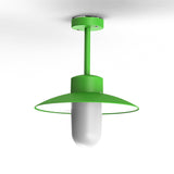 Plafonnier Belcour N°2 opale Vert jaune 015 106004015