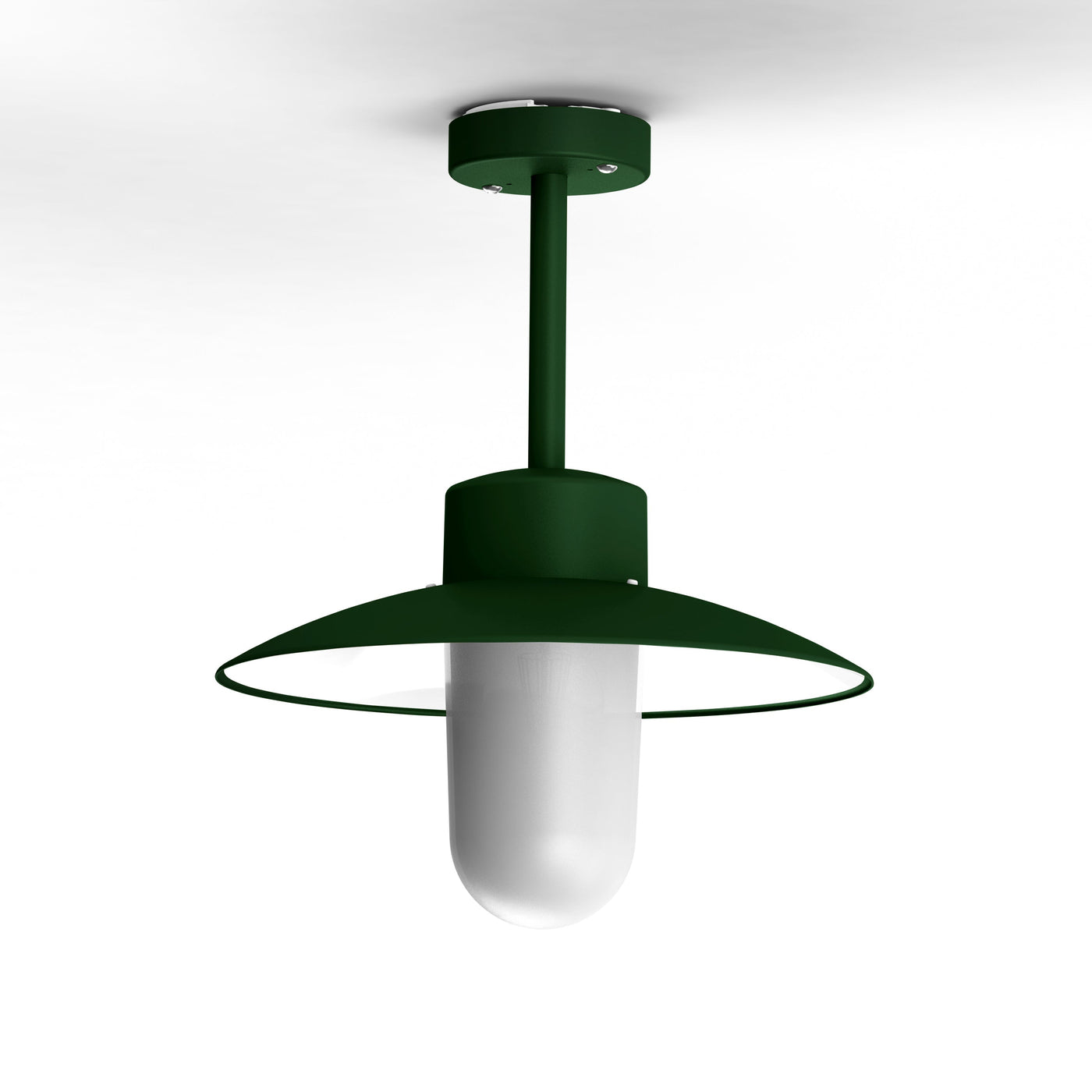 Plafonnier Belcour N°2 opale Vert Anglais 019 106004019