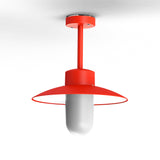 Plafonnier Belcour N°2 opale Rouge signalisation 056 106004056