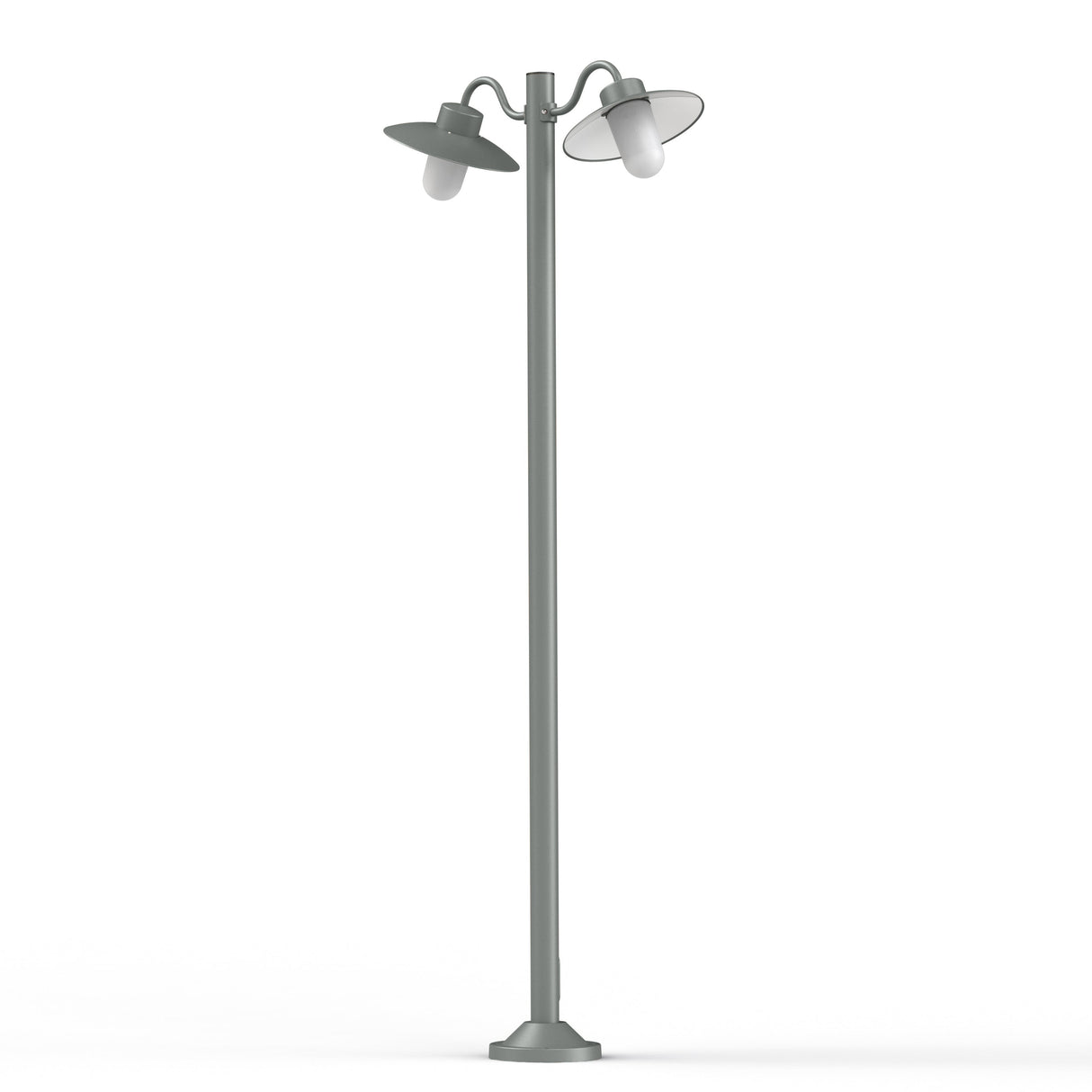 Lampadaire Belcour N°5 opale Gris métal 023 106010023