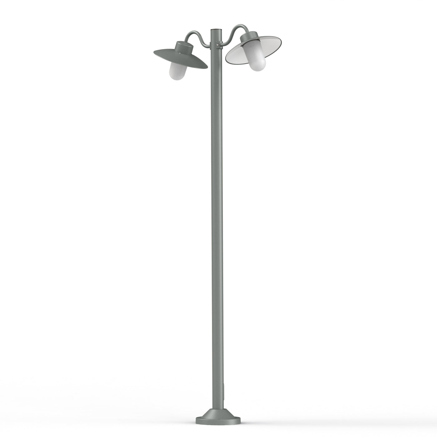 Lampadaire Belcour N°5 opale Gris métal 023 106010023