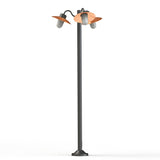 Lampadaire Belcour N°6 opale Cuivre vernis sans patine 084 106012084