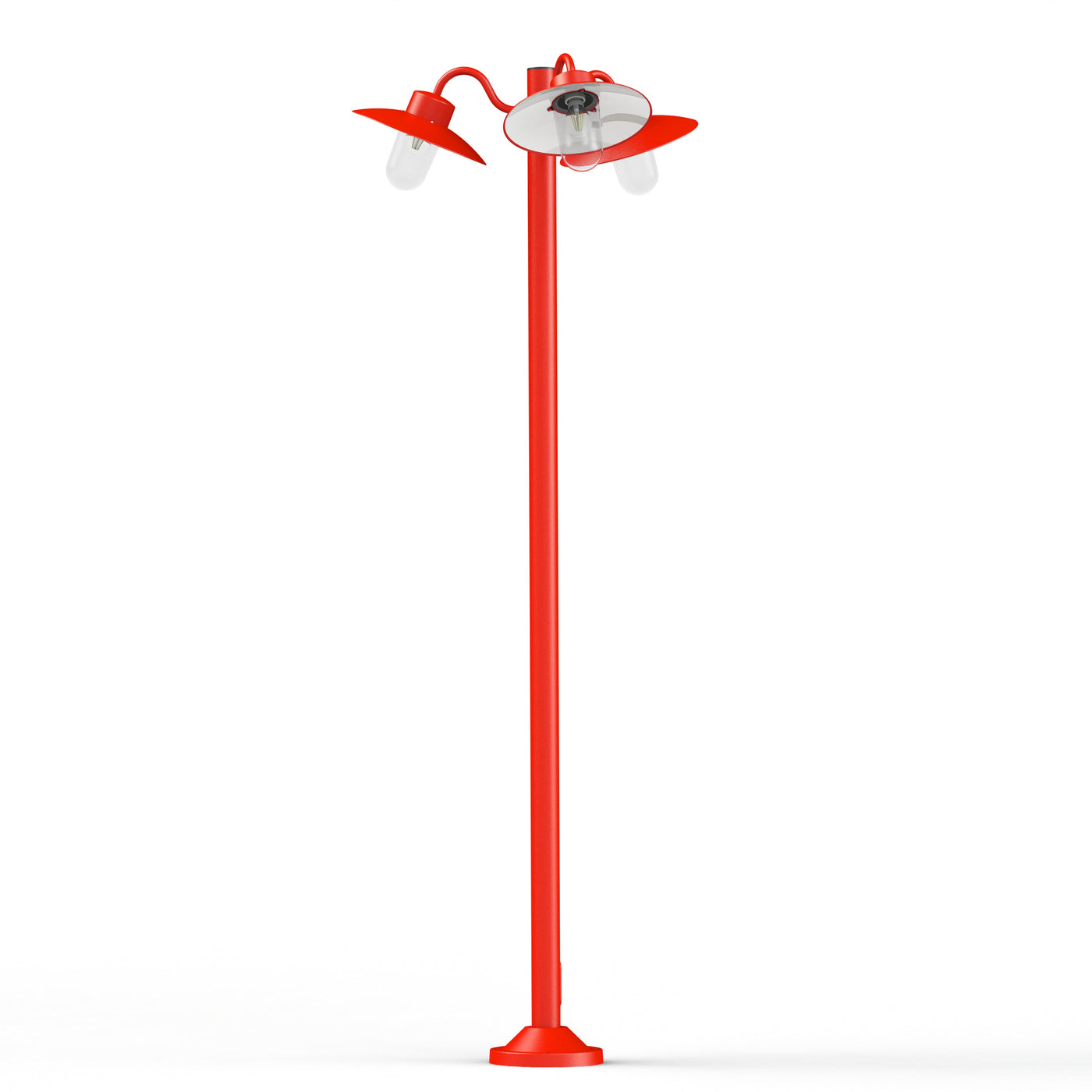Lampadaire Belcour N°6 clair Rouge signalisation 056 106011056