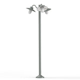 Lampadaire Belcour N°6 opale Gris métal 023 106012023