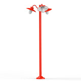Lampadaire Belcour N°6 opale Rouge signalisation 056 106012056