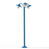 Lampadaire Belcour N°6 opale Bleu Azur mat 134 106012134