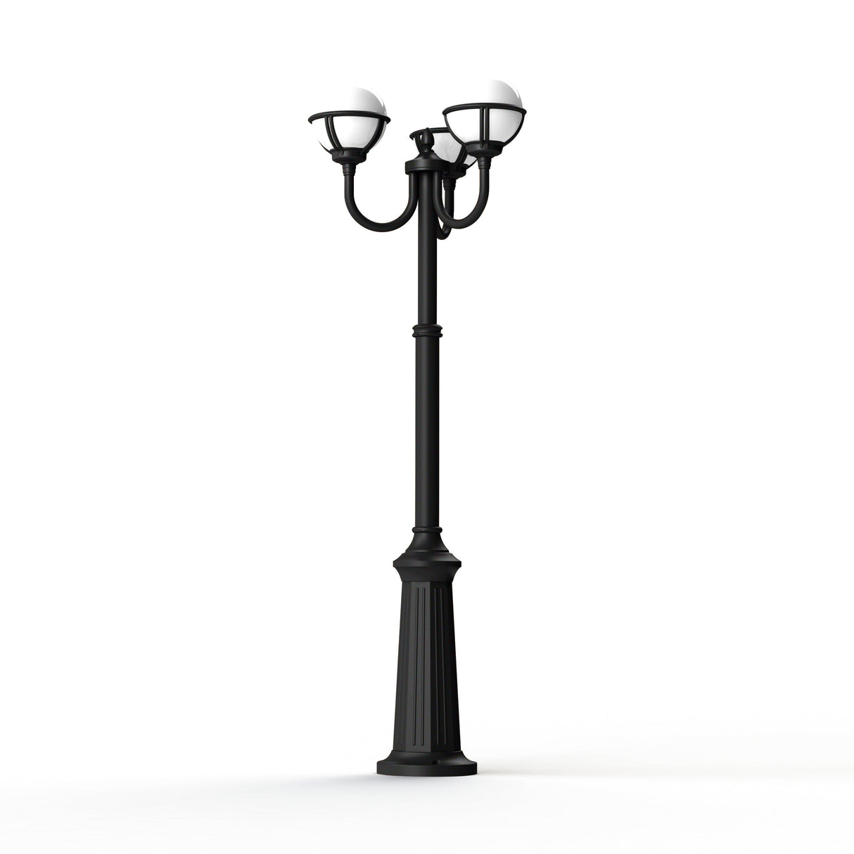 Lampadaire Boréal N°9 opale Noir foncé 000 111015000