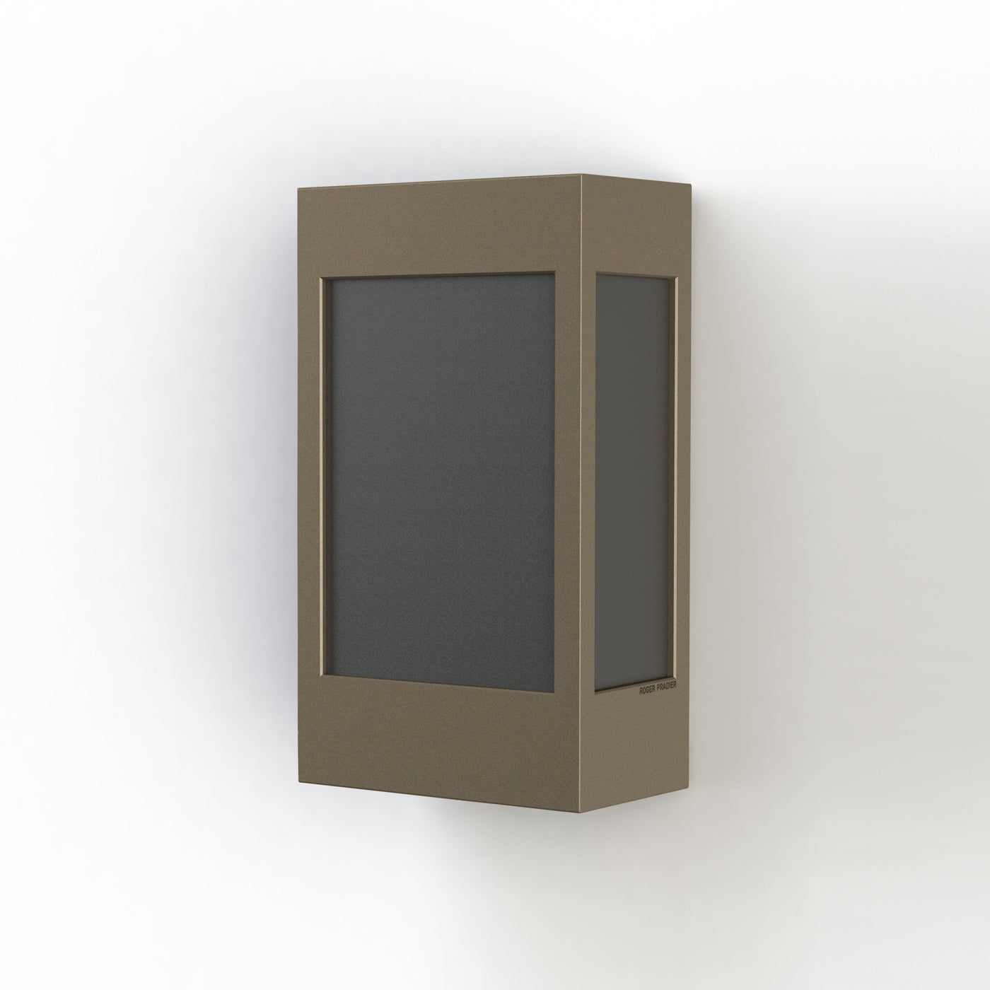 Applique Brick² N°1 PMMA noir Grès 054 108004054