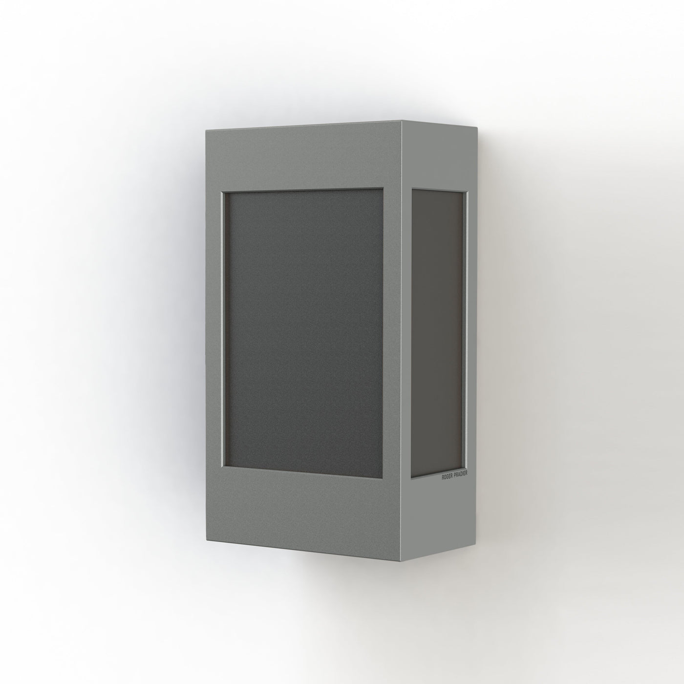 Applique Brick² N°1 PMMA noir Gris soie 105 108004105