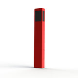 Borne Brick² N°4 PMMA noir Rouge tomate 110 108010110
