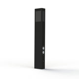 Borne Brick² N°4 PMMA noir prise Gris anthracite 006 108012006