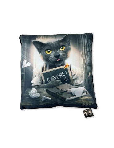LOT DE 2 COUSSINS CHAT CANCRE by BINET