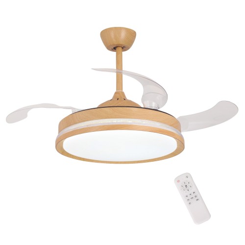 Plafonnier ventilateur Méditerranée LOVA 55070