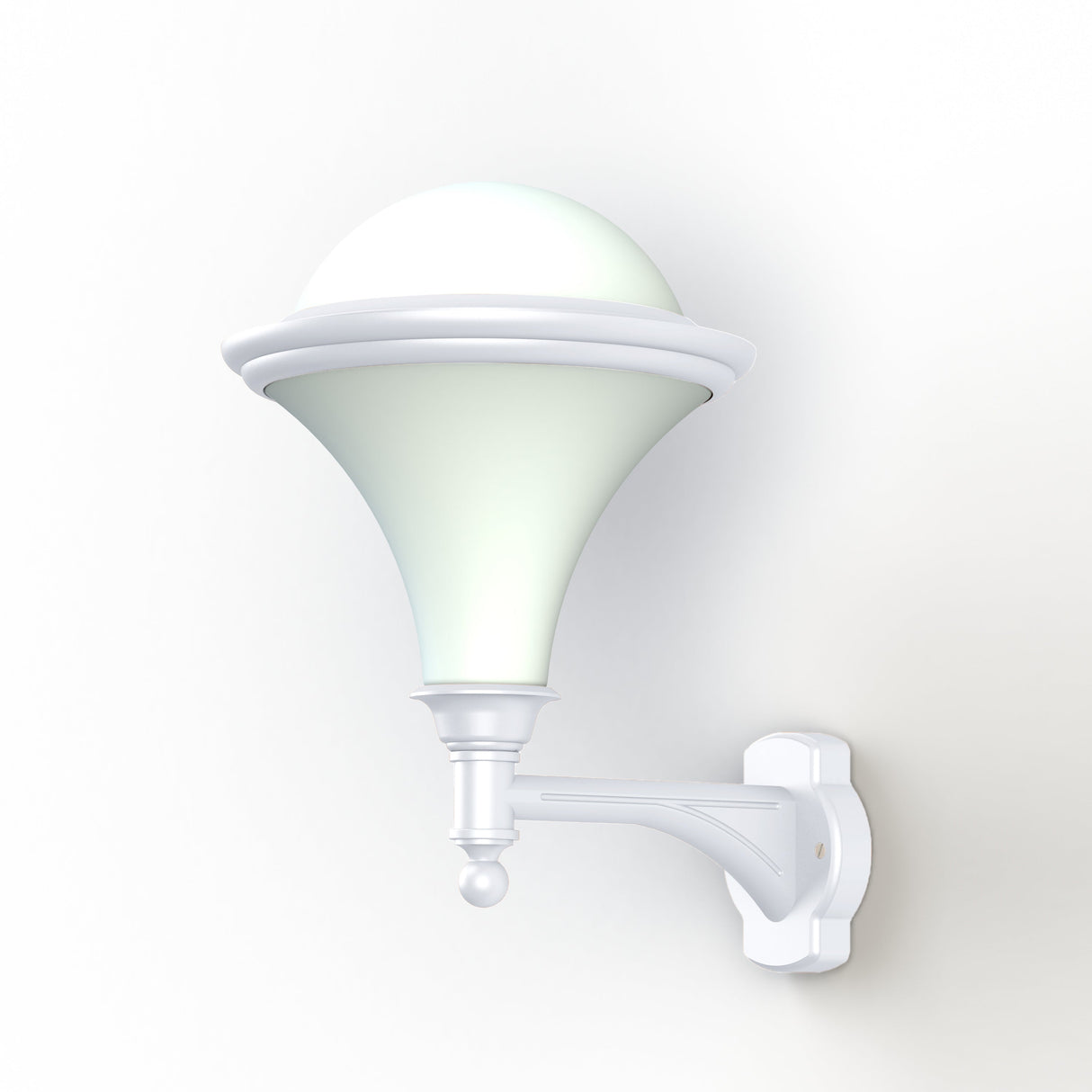 Applique Dallas N°3 opale Blanc 001 119021001