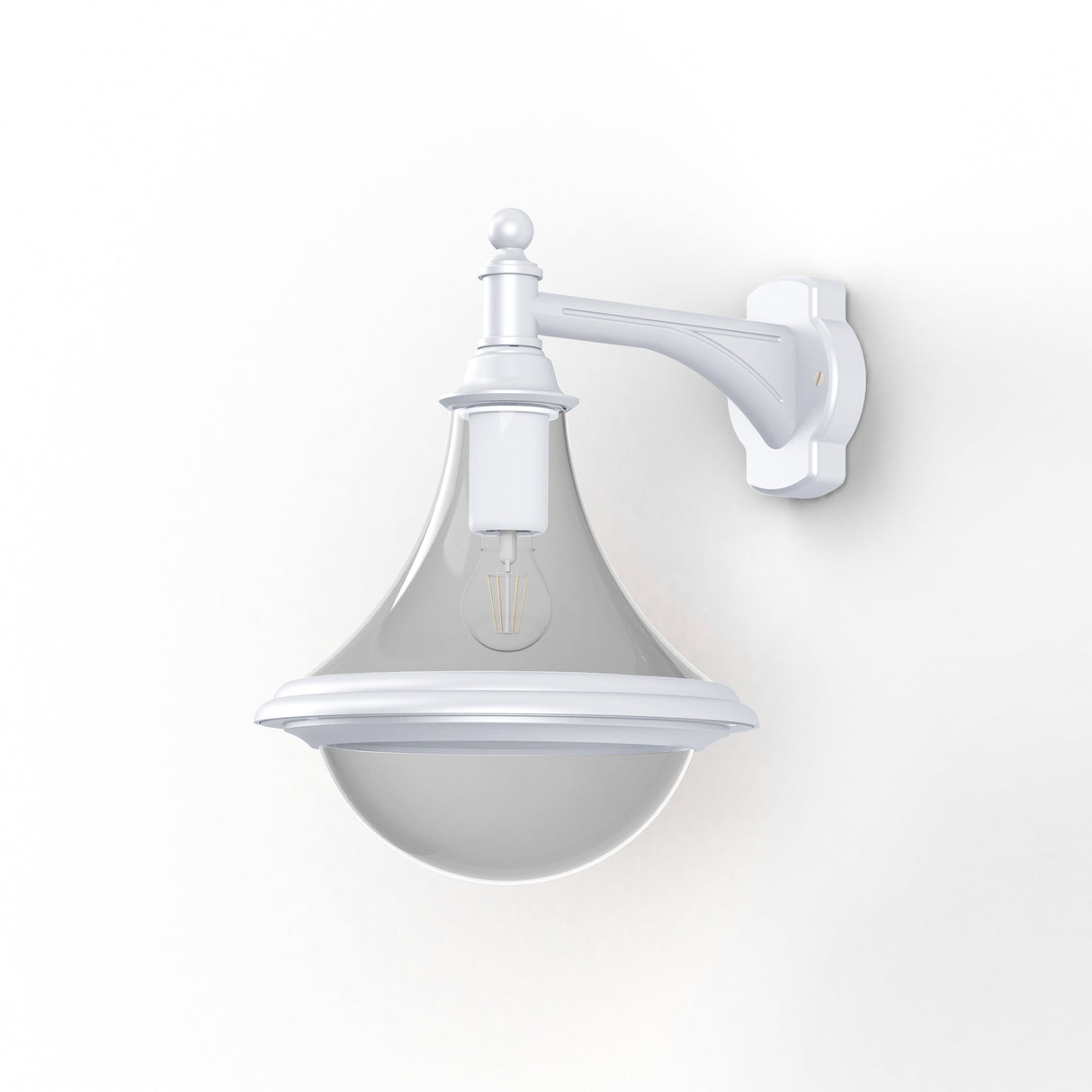 Applique Dallas N°4 fume Blanc 001 119024001