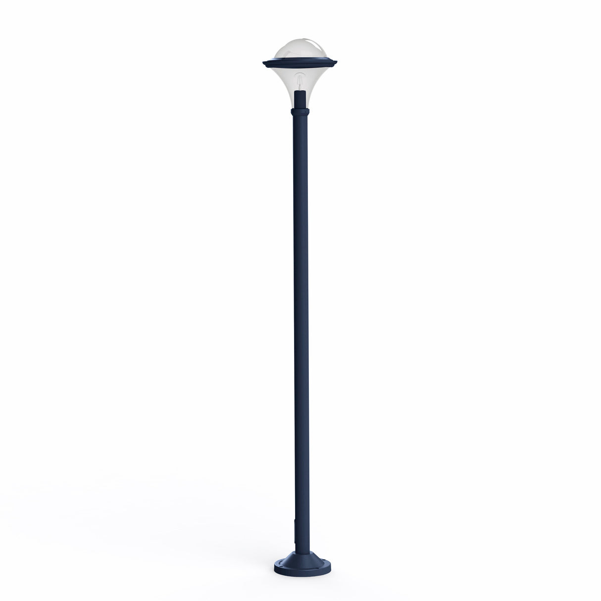 Lampadaire Dallas N°9 fume Bleu azur mat 134 119030134