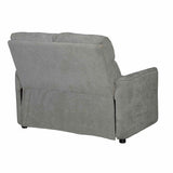 Fauteuil PRAGA 2 Places Fixe gris CASA THAI 4582