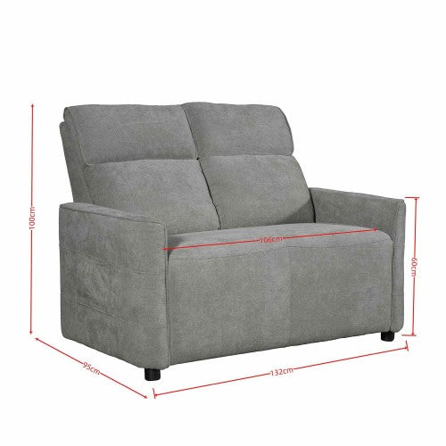 Fauteuil PRAGA 2 Places Fixe sable CASA THAI 4586
