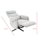 Fauteuil CHIPRE Relax gris clair CASA THAI 4589