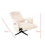 Fauteuil MALTA Relax sable CASA THAI 4590