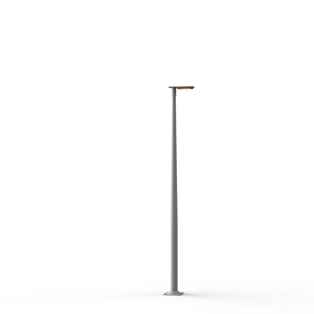 Lampadaire Hector N°2 LED Sym 26W 2700K Orangé pur 014, Support Gris 105 182237014