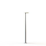 Lampadaire Hector N°2 LED asym 26W 3000K Jaune soufre 068 support Gris 105 182214068