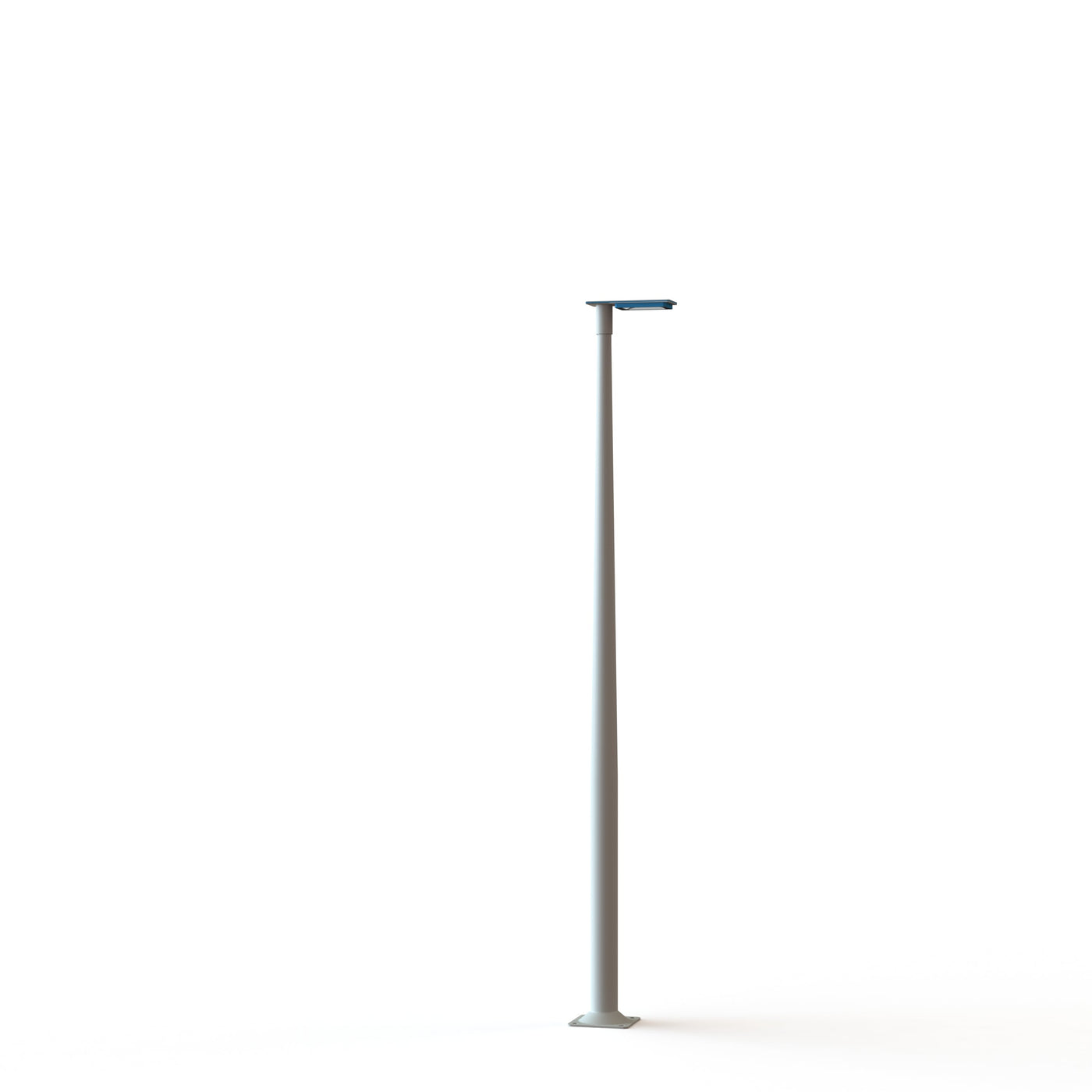 Lampadaire Hector N°2 LED sym 32W 3000K 1-10V Bleu azur mat 134 support Gris 105 182215134